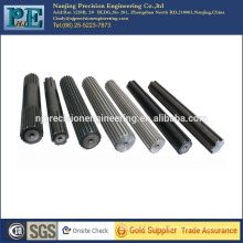 Ningbo supply precision carbon steel spline shaft